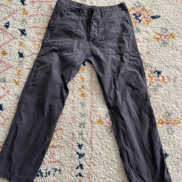 Imogene & Willie Blake Military Trouser in faded Black - Picture 3 of 6
